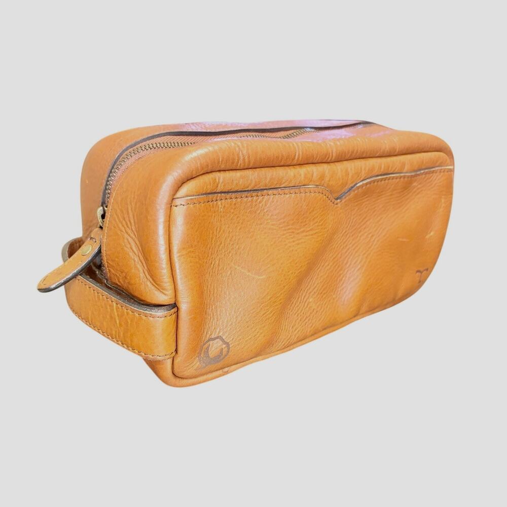 Tecovas The Bartlett Leather Travel Kit - Cognac - New Without Tags - Picture 2 of 16